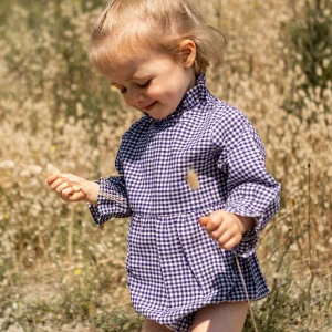 Barboteuse mili – khadi violet