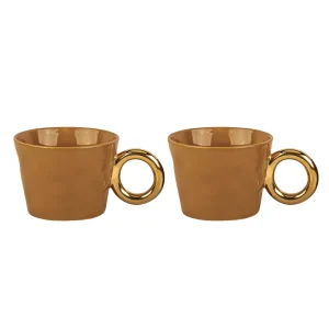 Tasses matin calin – ocre