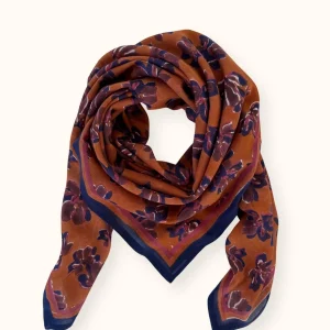 Big Foulard Dupatta Violeta | rust