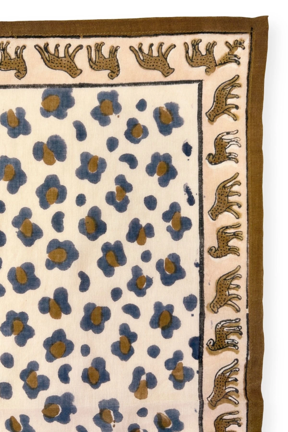 Big Foulard Latika Dupatta | Léopard macadamia – Image 3