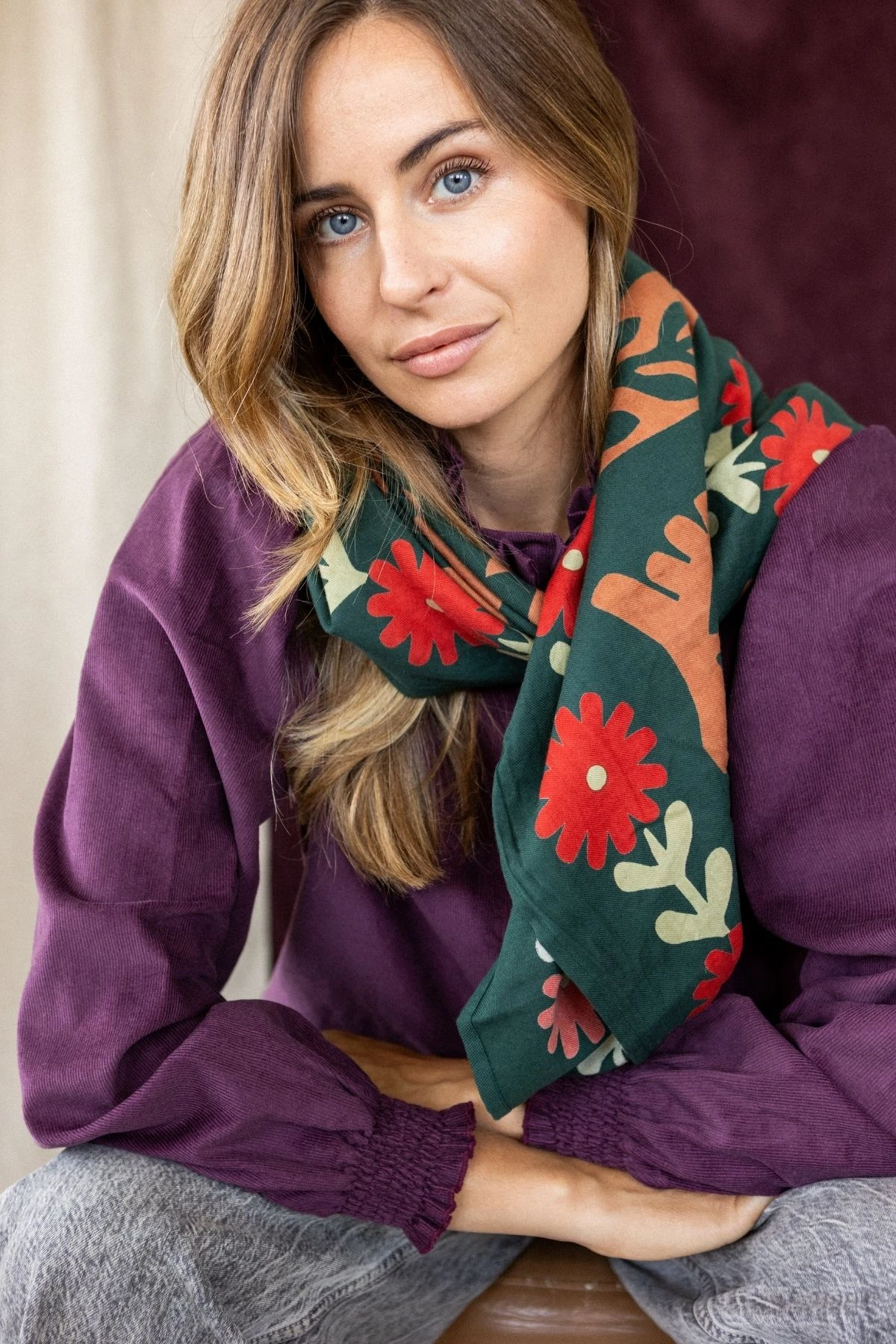 Big Foulard Coton Latika – Rita Forest – Image 3