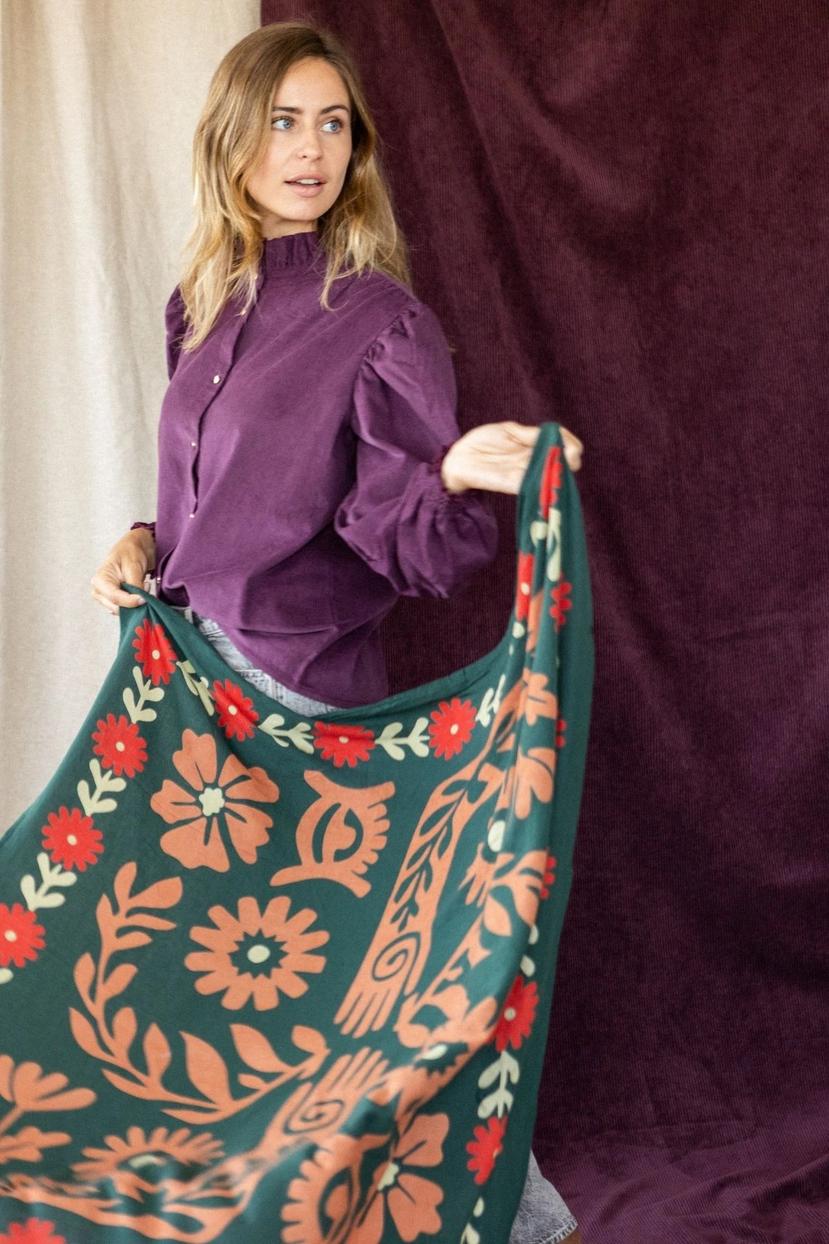 Big Foulard Coton Latika – Rita Forest – Image 4