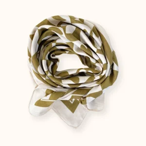 Big foulard palika damier couleur tobacco