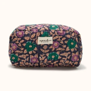 Big trousse de toilette Gayane – Coeur navy forest