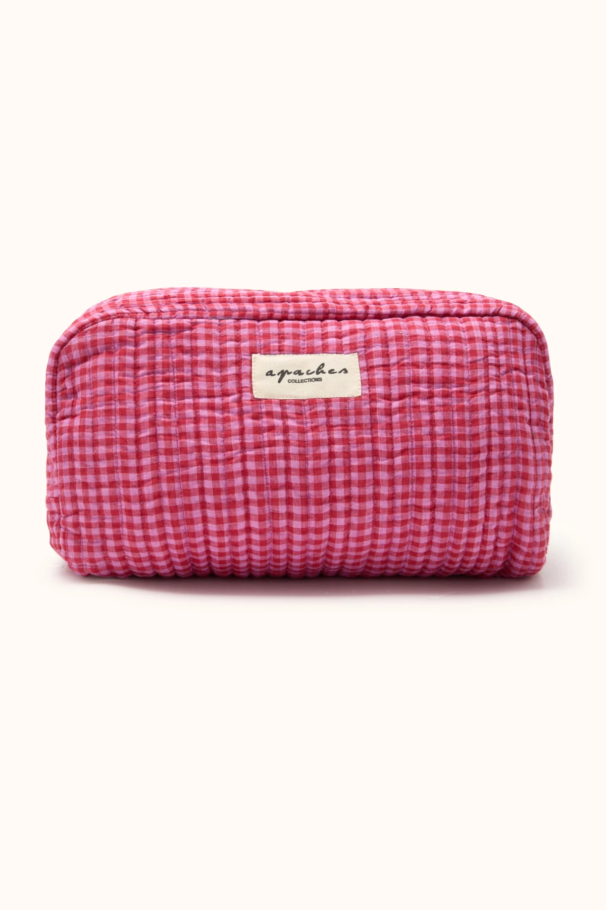 Big trousse de toilette Gayane – Khadi Fuchsia – Image 2