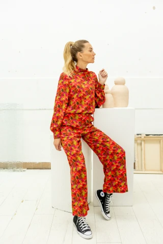 Blouse bhumine sirocco coquelicot – Image 4