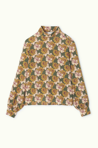 Blouse bhumi dahlia kaki – Image 4