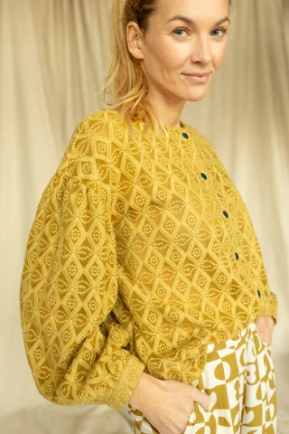 Blouse lata merveille tobacco – Image 4