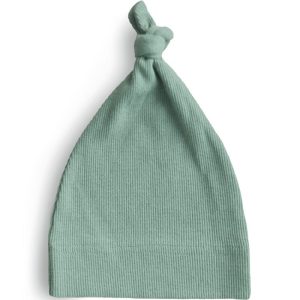 bonnet naissance vert