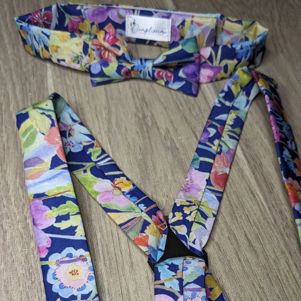 Accessoires assortis tissu Iris – La Rose et le Renard – Image 6