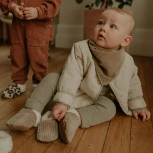 Cache cou velours – Beige