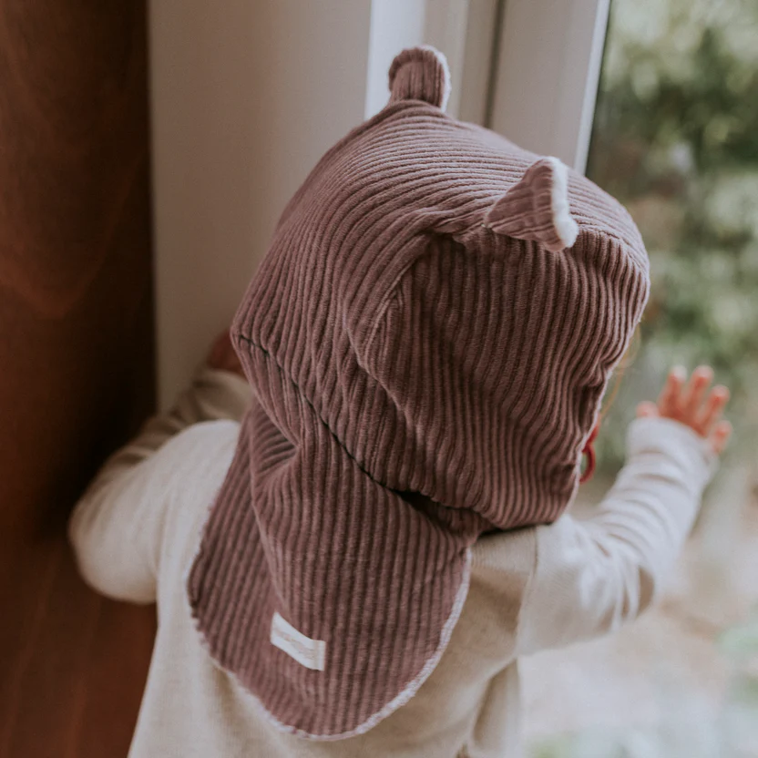 Cagoule | velours parme – Image 4