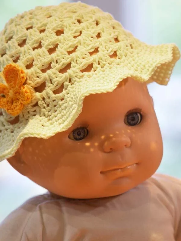 Petit chapeau d’été 0-3 mois – Image 2