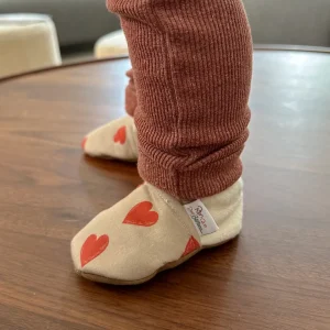 Chaussons été – coeur