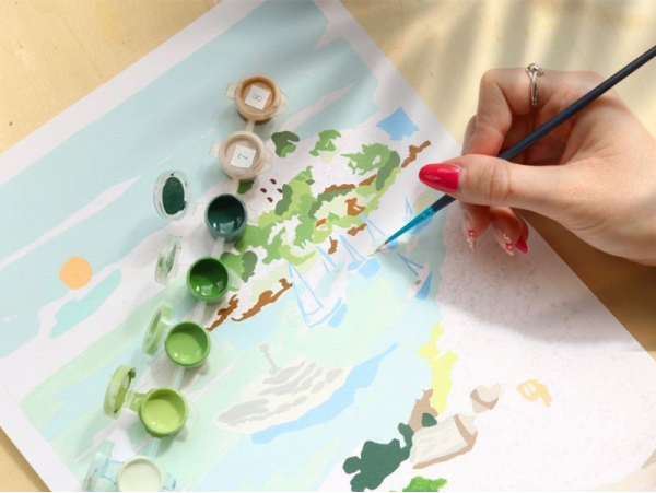 Peinture au numéro – balade dans les Calanques – Image 4