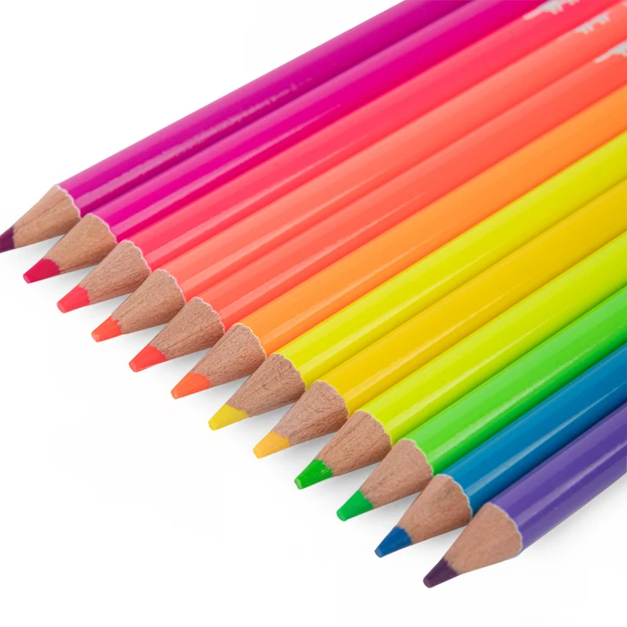 12 crayons de couleur néon | Les Schmouks – Image 5