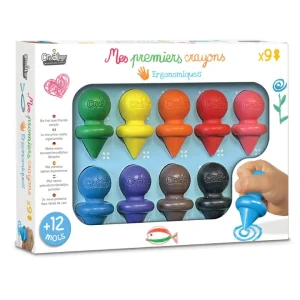 Crayons ergonomique x9