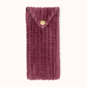 Enveloppe Sunny – Velours côtelé Cherry