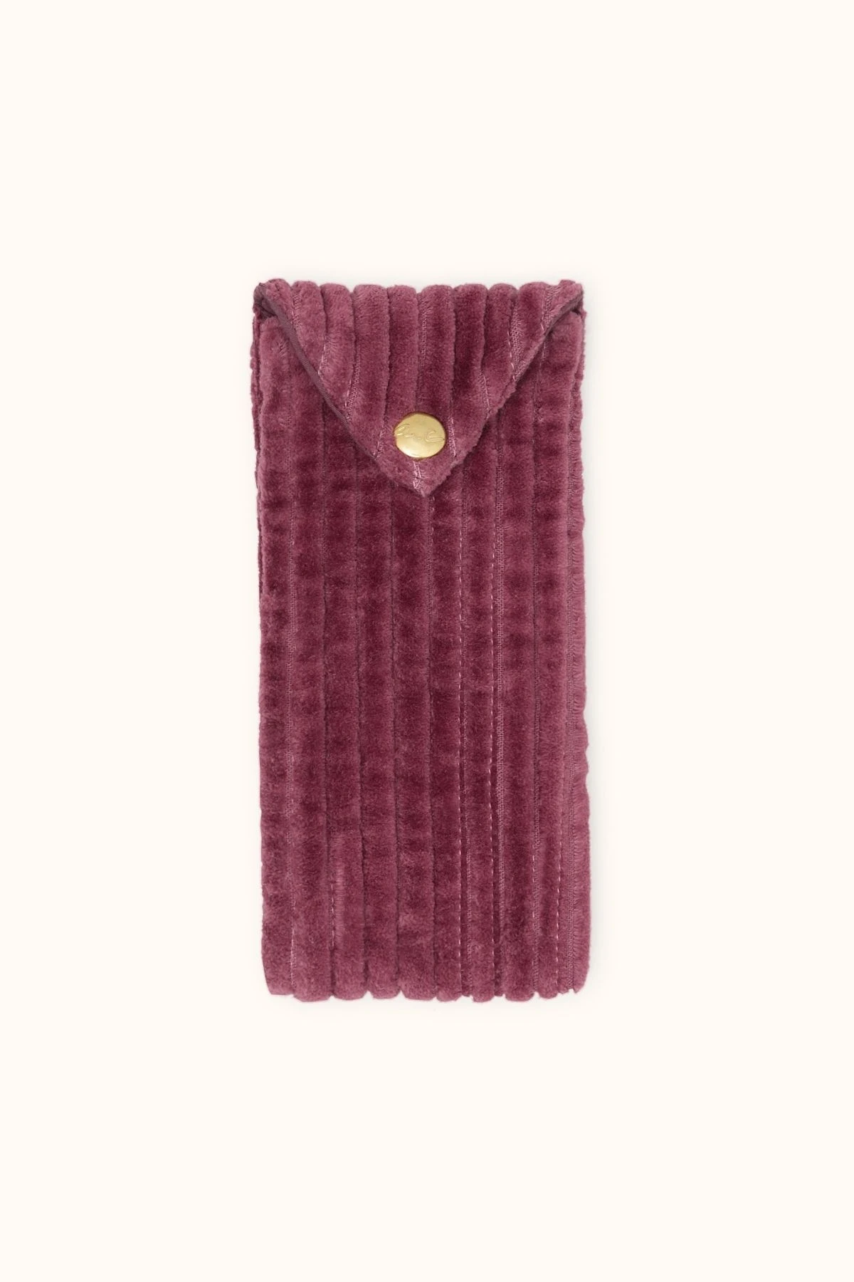 Enveloppe Sunny – Velours côtelé Cherry