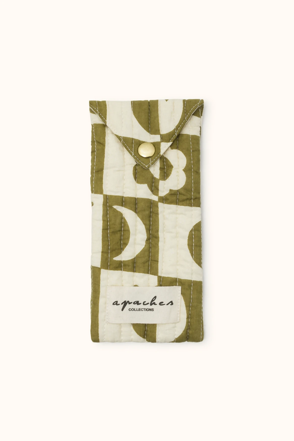 étui à lunette sunny – damier tobacco – Image 2