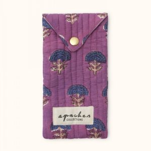 étui à lunettes sunny – florets fushia