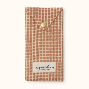 étui à lunettes sunny – mosaic terracotta