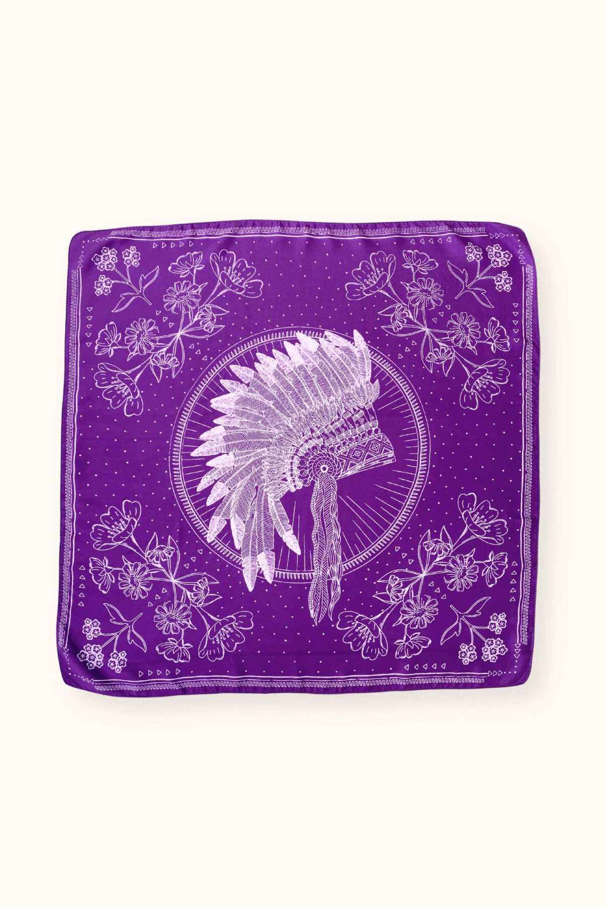Foulard palika iroquois – anémone – Image 2