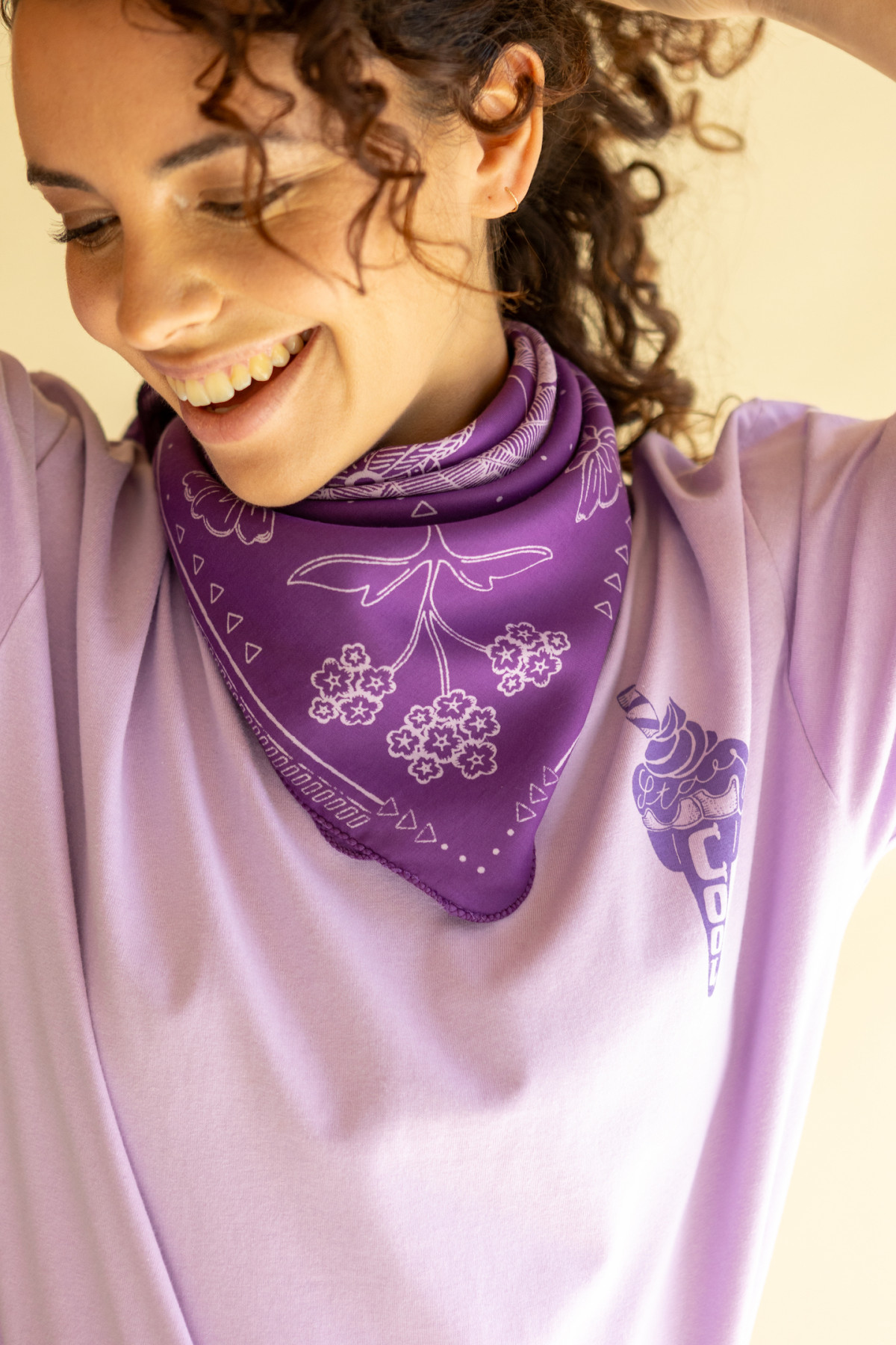 Foulard palika iroquois – anémone – Image 4