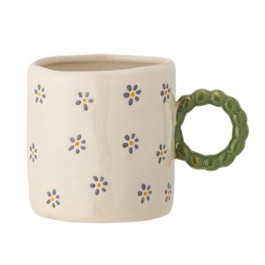 Tasse dorthea blanc grès