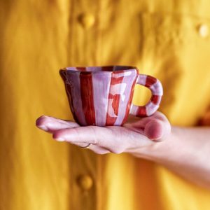 Petite tasse nini rose grès