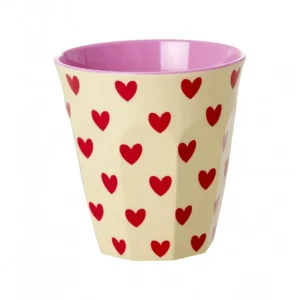 Gobelet mélamine multi coeur