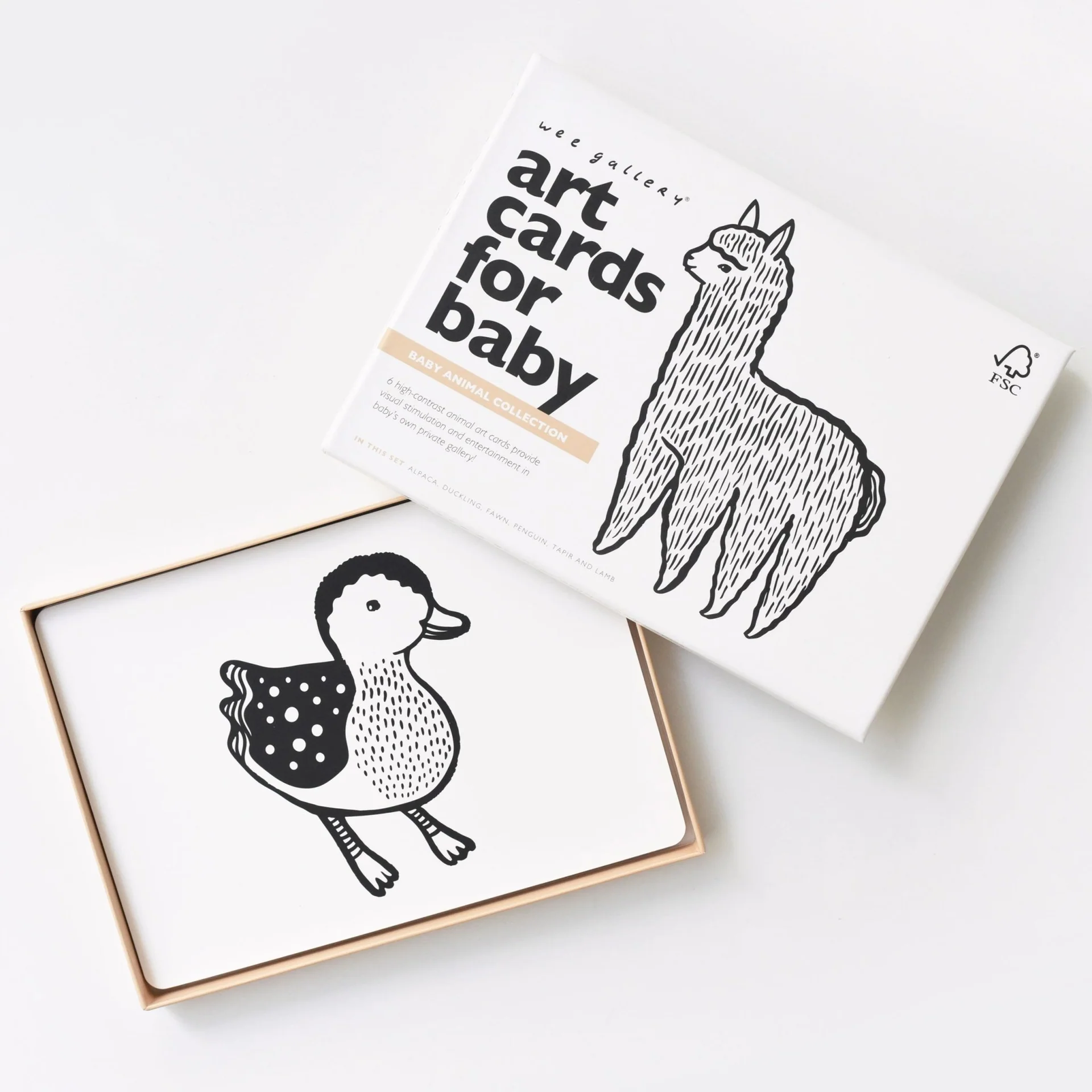 Cartes artistiques pour bébé – Baby Animals – Image 2