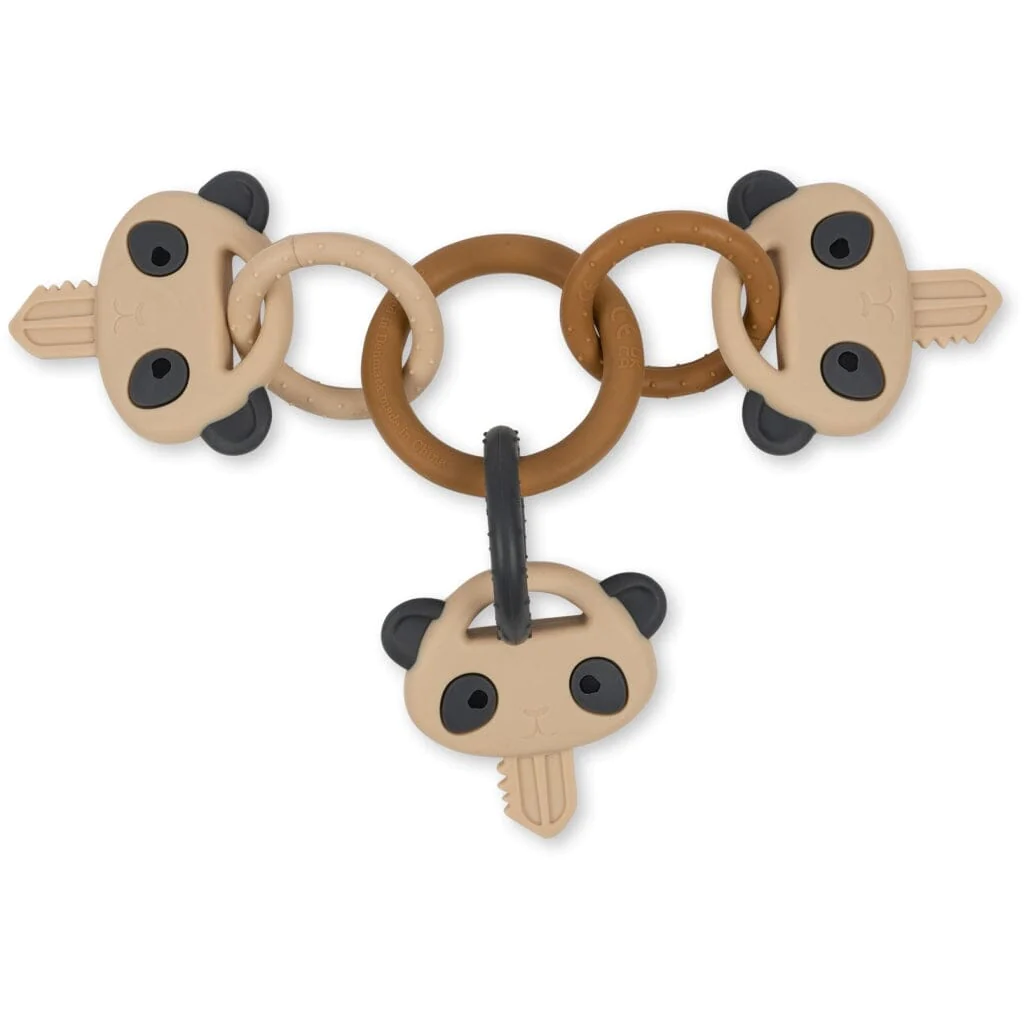 Anneau de dentition panda clés