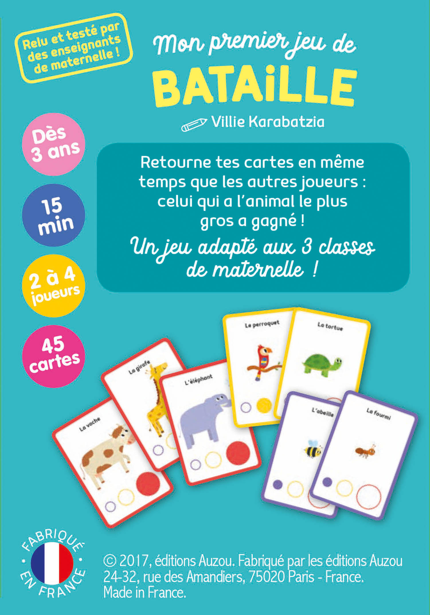 Jeu de cartes | Ma première bataille – Animaux du monde – Image 4