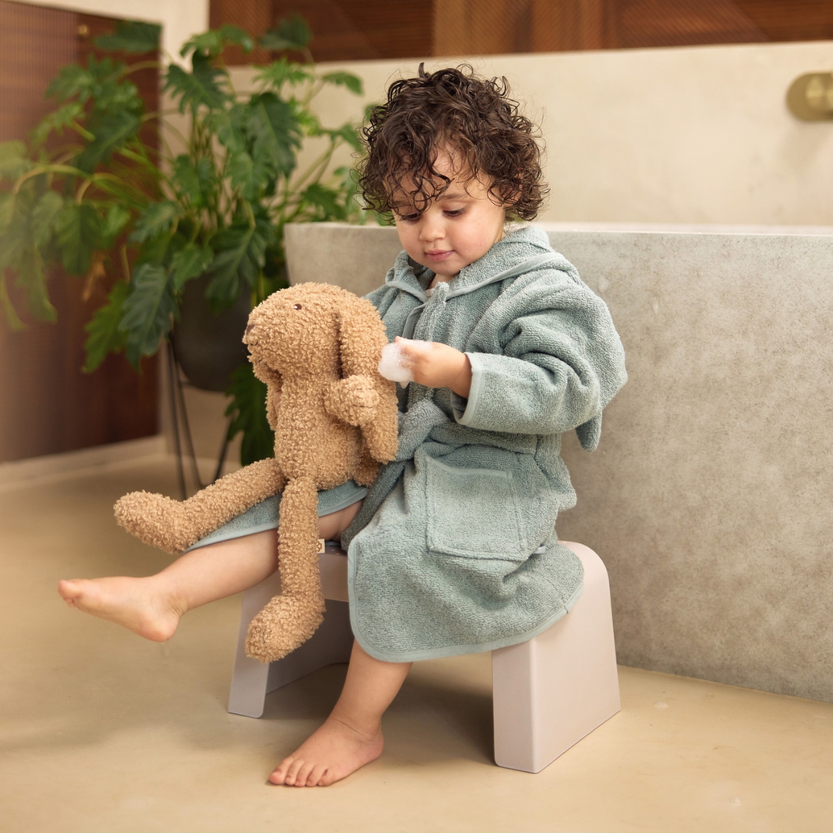 Peignoir 3-4 ans | Sea green – Image 8