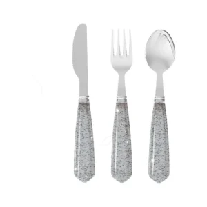 Couvert glitter argent