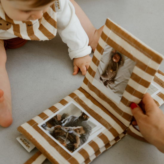 Mini album photo Famille | Rayures larges – Image 3