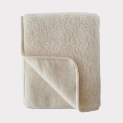 Couverture laine creme