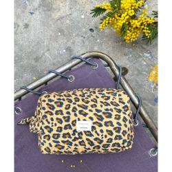 Trousse de toilette léopard