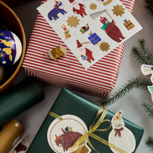 Etiquettes noel la foret