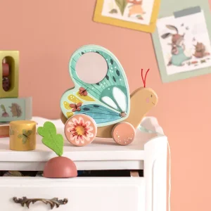 Papillon à tirer | Trois petits lapins