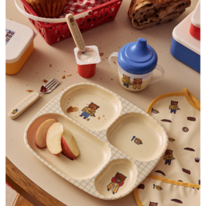 Assiette à compartiment petit dej