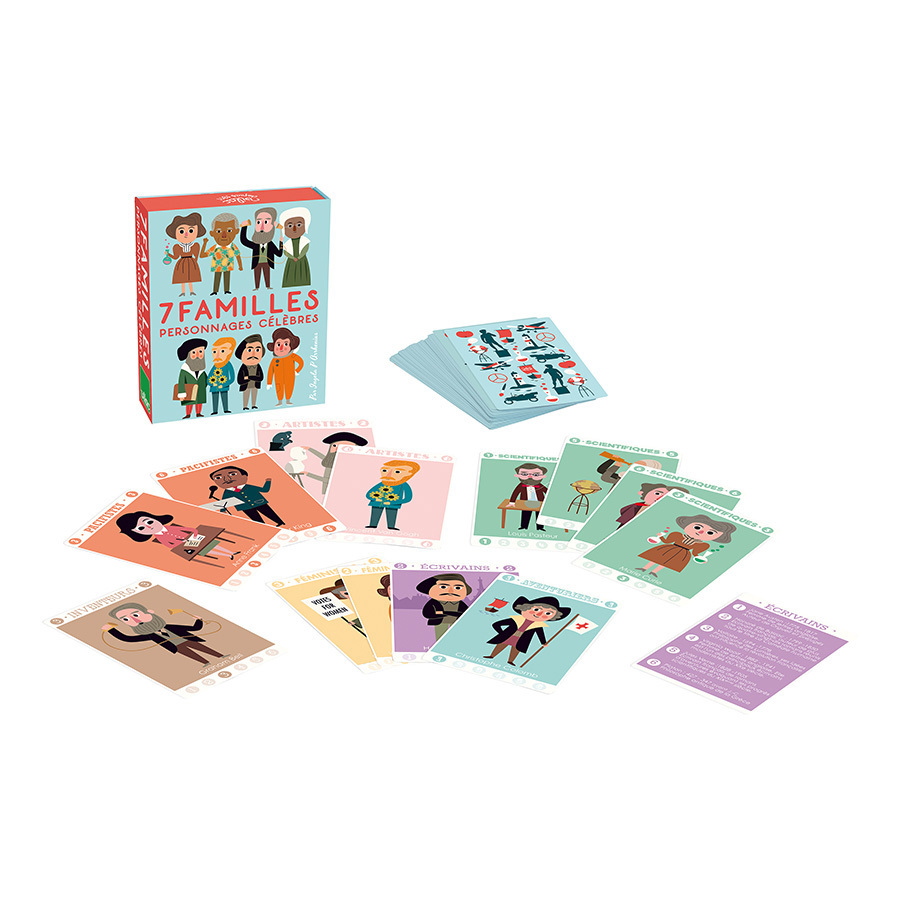 Jeu de 7 familles – Personnage célèbres – Image 2
