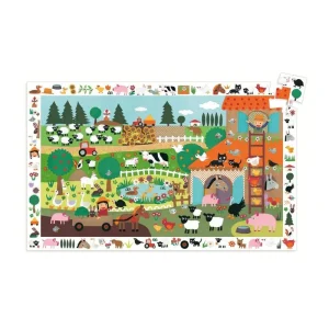 Puzzle observation & poster – la ferme