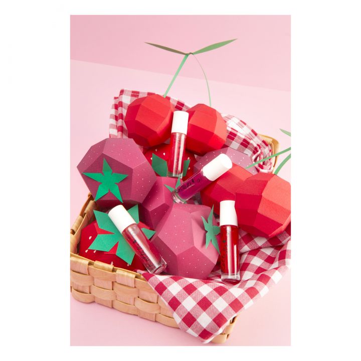 Roulette brillant à lèvres – Fraise – Image 3