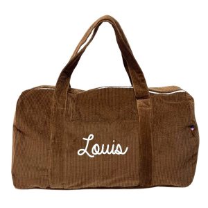 Sac week-end | Velours chocolat