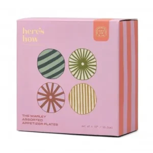 The marley set de 4 assiettes