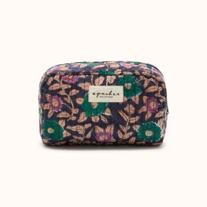 Small trousse gaya – coeur navy forest