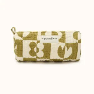 Trousse opal damier couleur tobacco