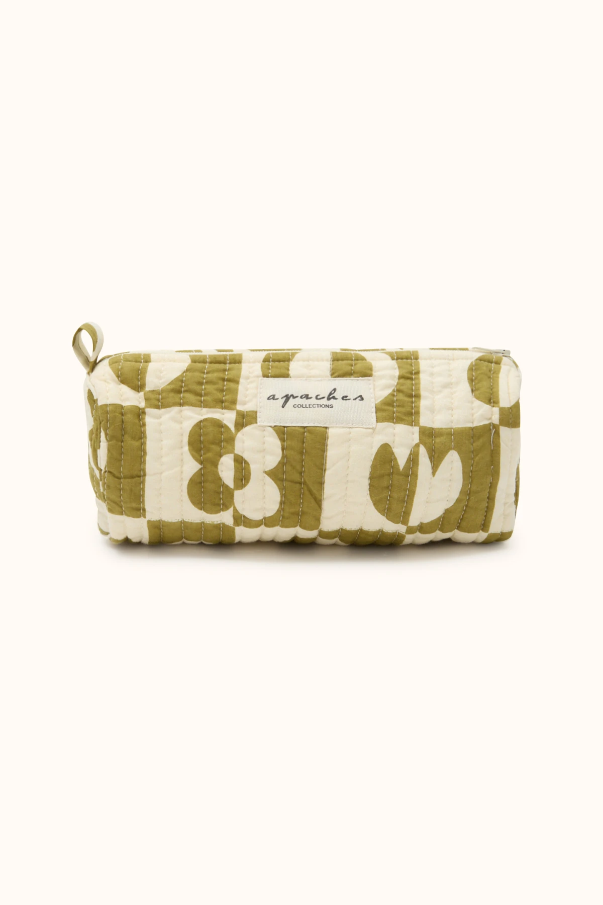 Trousse opal damier couleur tobacco – Image 2